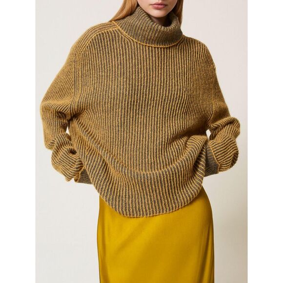 Twinset Sweater Woman Ocher